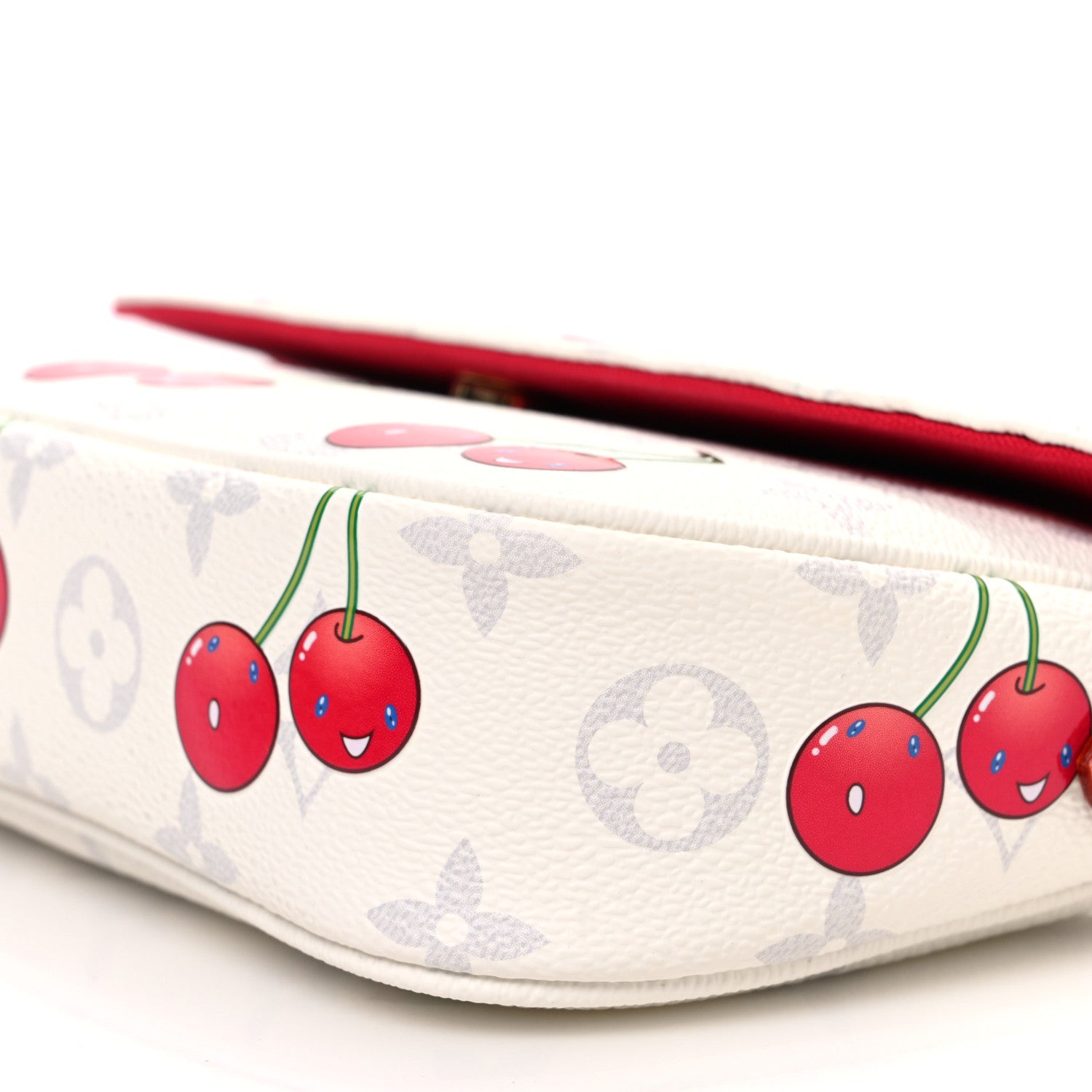 Louis Vuitton LV X TM Monogram Cerises Ivy Wallet On Chain White 9 of 9