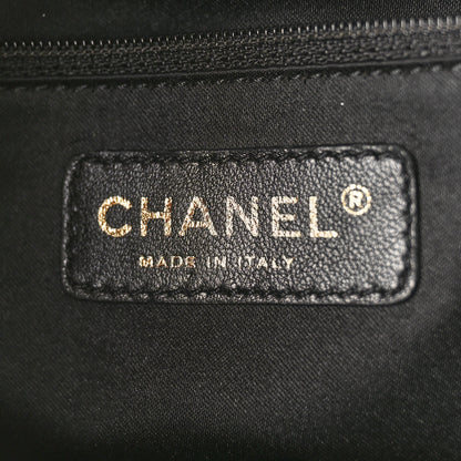 Chanel Caviar Quilted Petit Shopping Tote PST Black 6 of 10