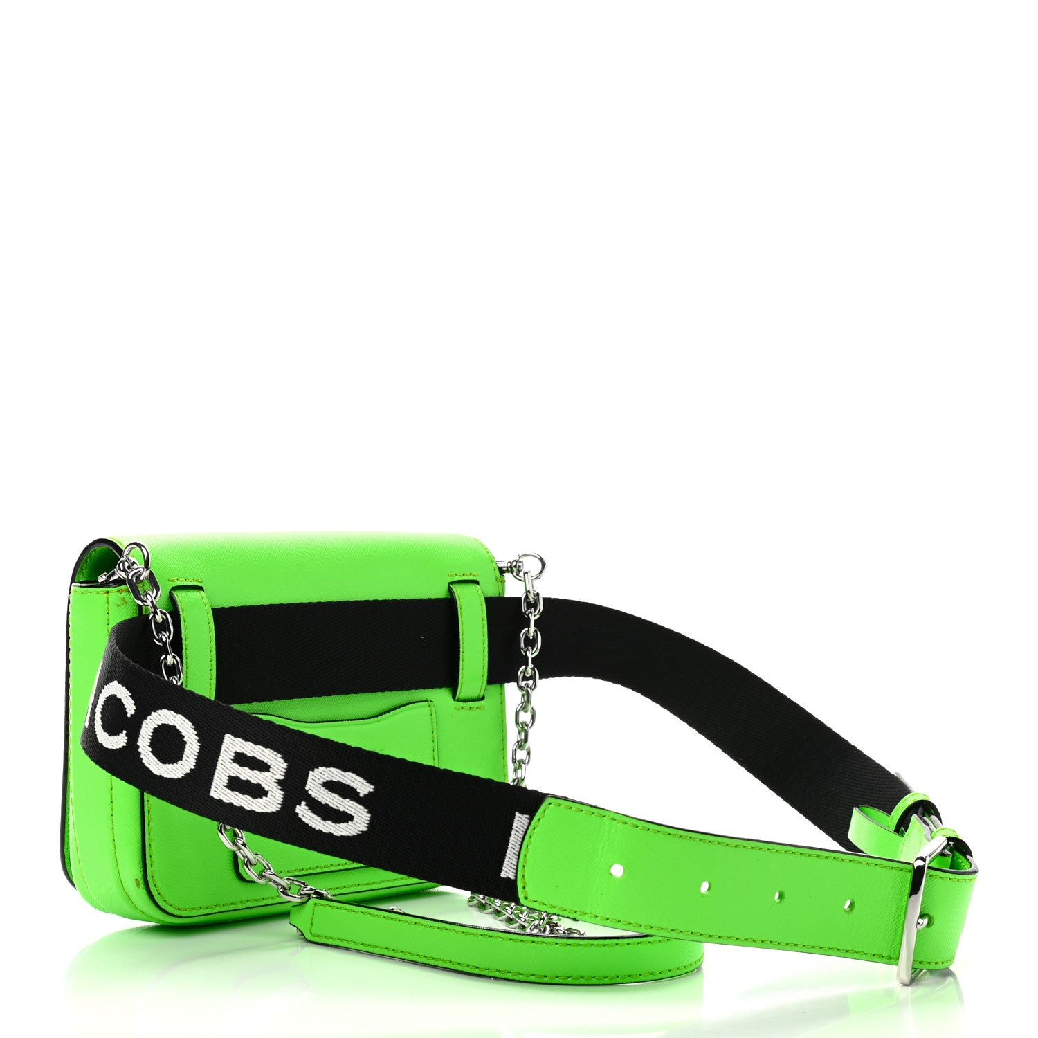 Marc Jacobs Saffiano Hip Shot Belt Bag Bright Green 4 of 10