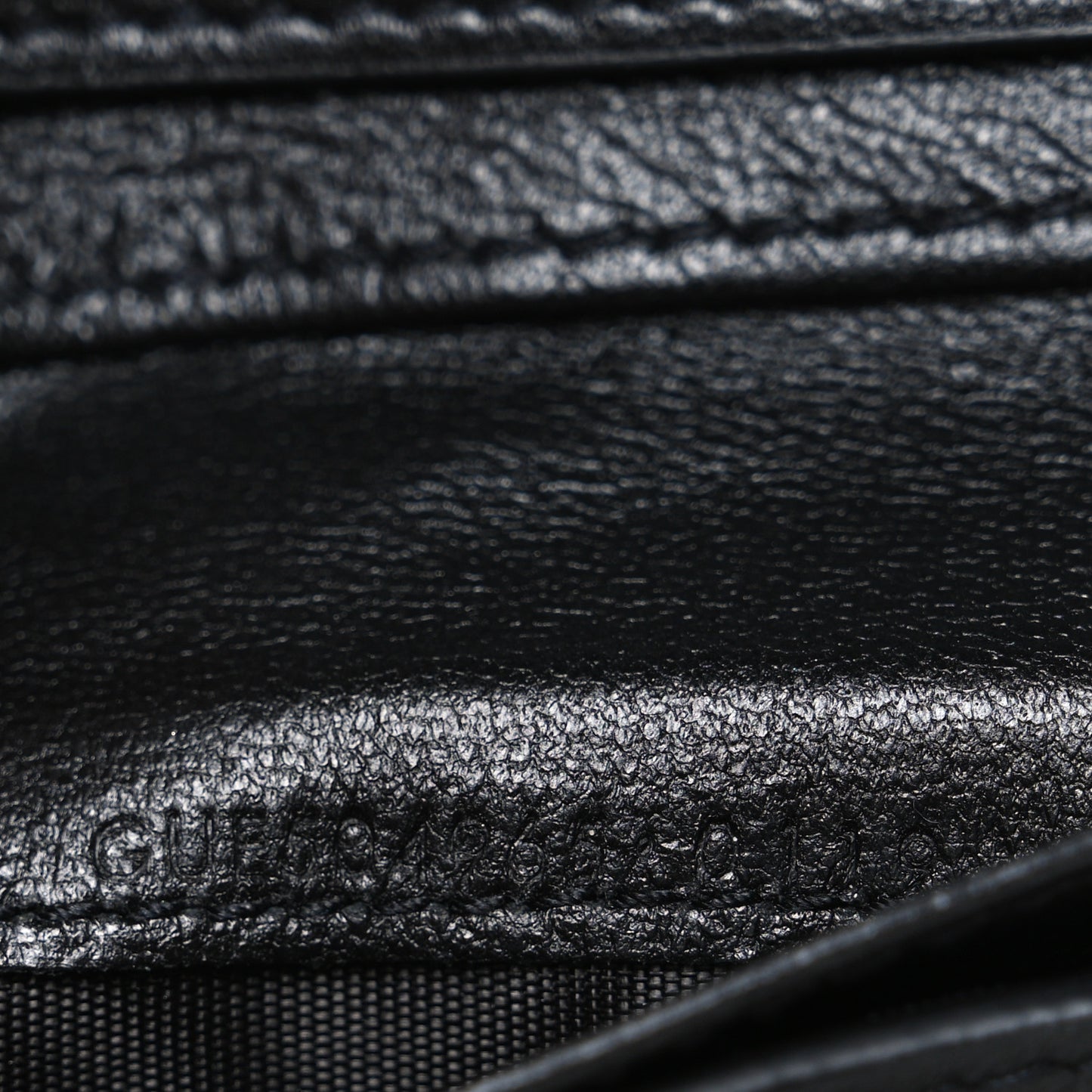 Lambskin Y Quilted Monogram Compact Loulou Wallet Black