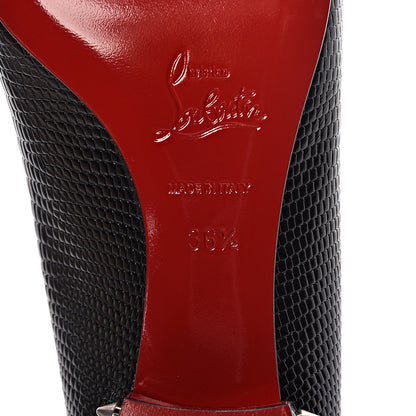 Christian Louboutin Nappa Spiked Hall Flats 36.5 Black 6 of 8