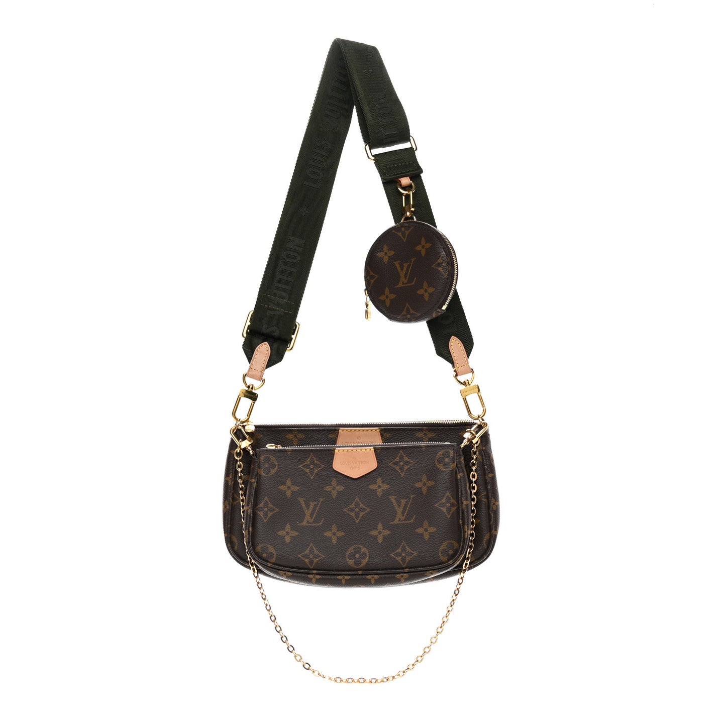 Monogram Multi Pochette Accessories Kaki