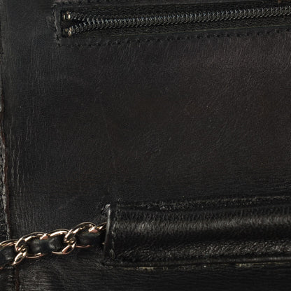 Chanel Calfskin Quilted Cambon Wallet On Chain WOC Black 9 of 16