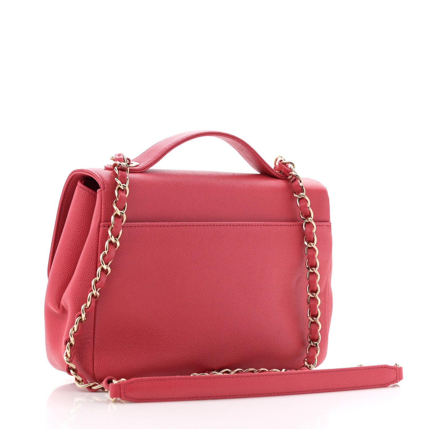 Chanel Caviar Quilted Medium Business Affinity Flap Red 3 of 12
