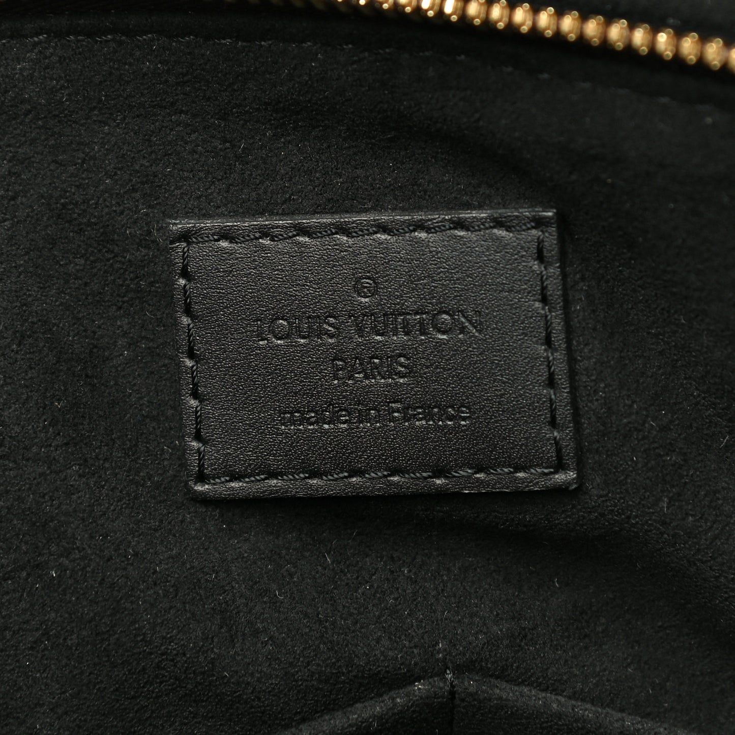 Monogram Flower Zipped Tote PM Black