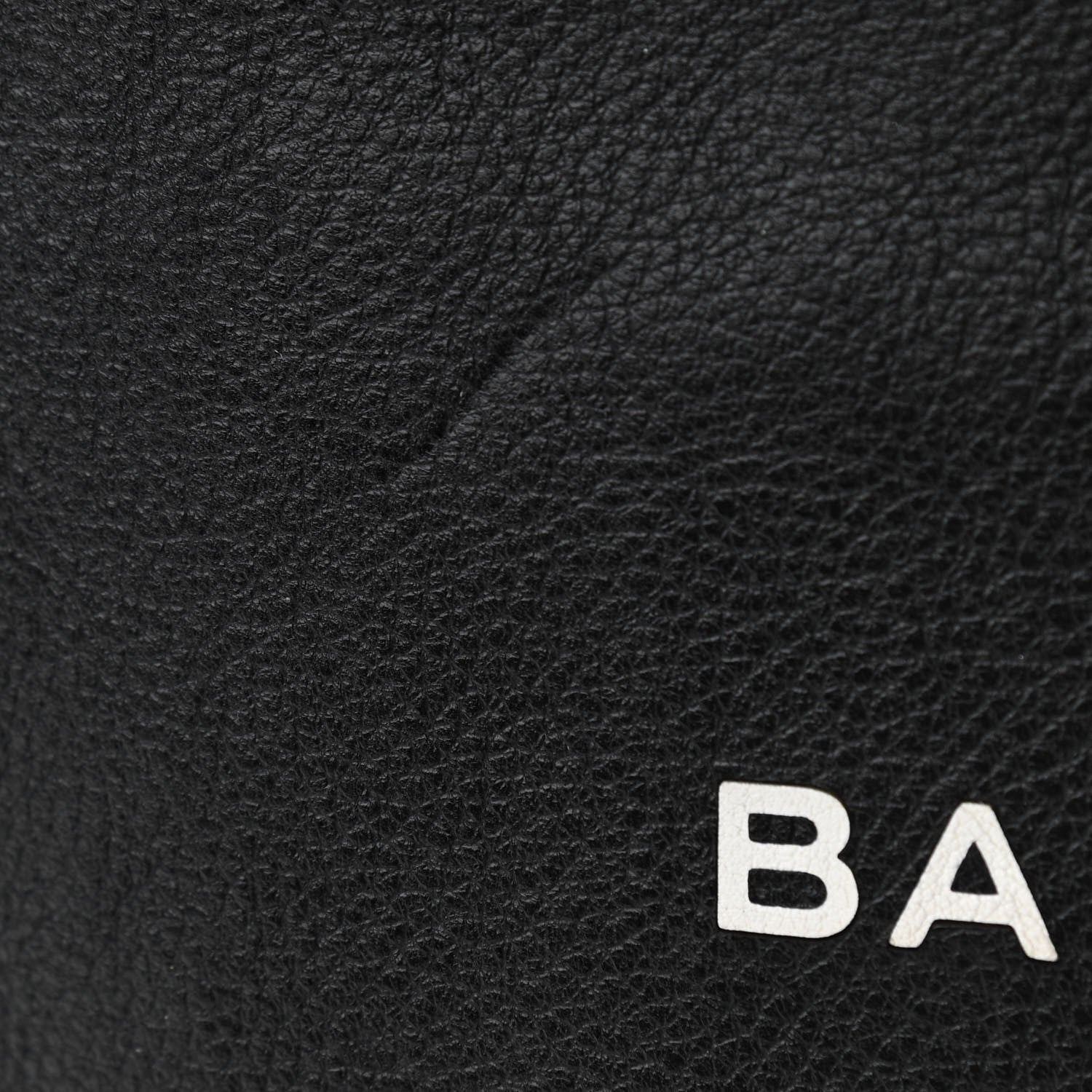 Balenciaga Calfskin Logo Small Shopping Black 10 of 12