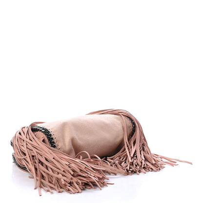Stella McCartney Eco Suede Mini Fringe Falabella Tote Powder 3 of 4