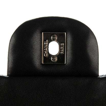 Chanel Lambskin Quilted Maxi Double Flap Black 7 of 9