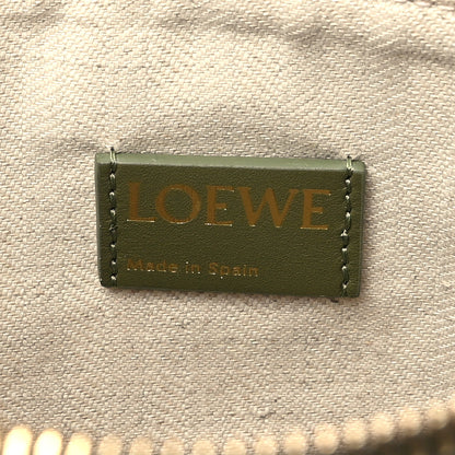 Loewe Jacquard Anagram Calfskin Clutch Avocado Green 6 of 10