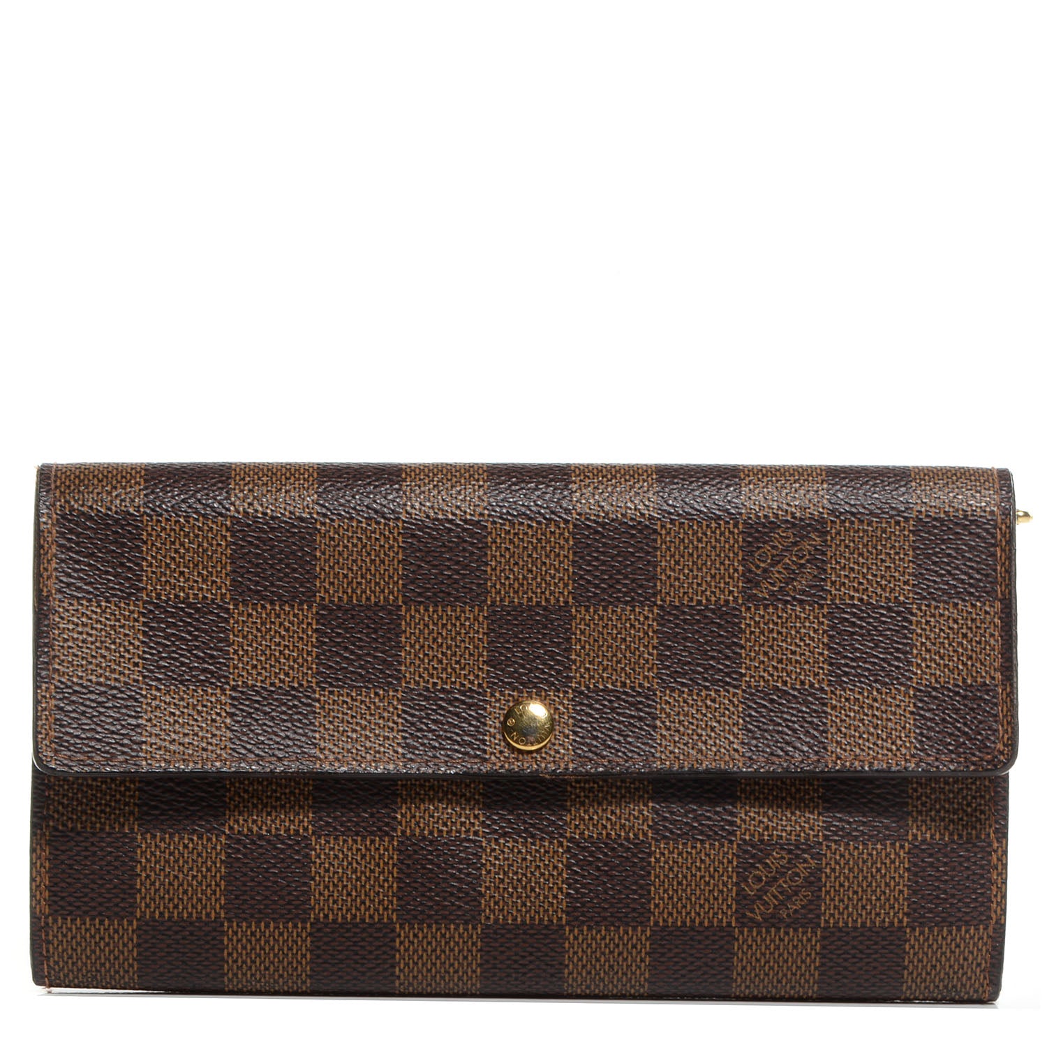 Louis Vuitton Damier Ebene Sarah Wallet 1 of 7