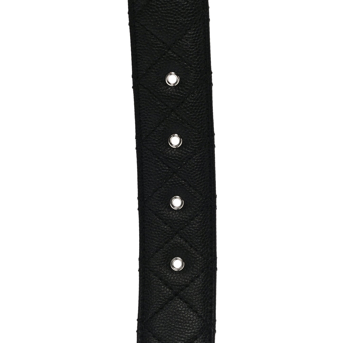 Caviar Quilted CC Chain Belt 85 34 Black
