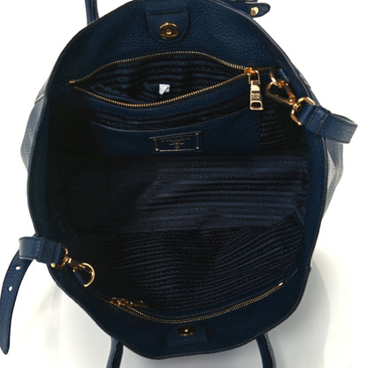 Prada Vitello Daino Tote Inchiostro 4 of 9