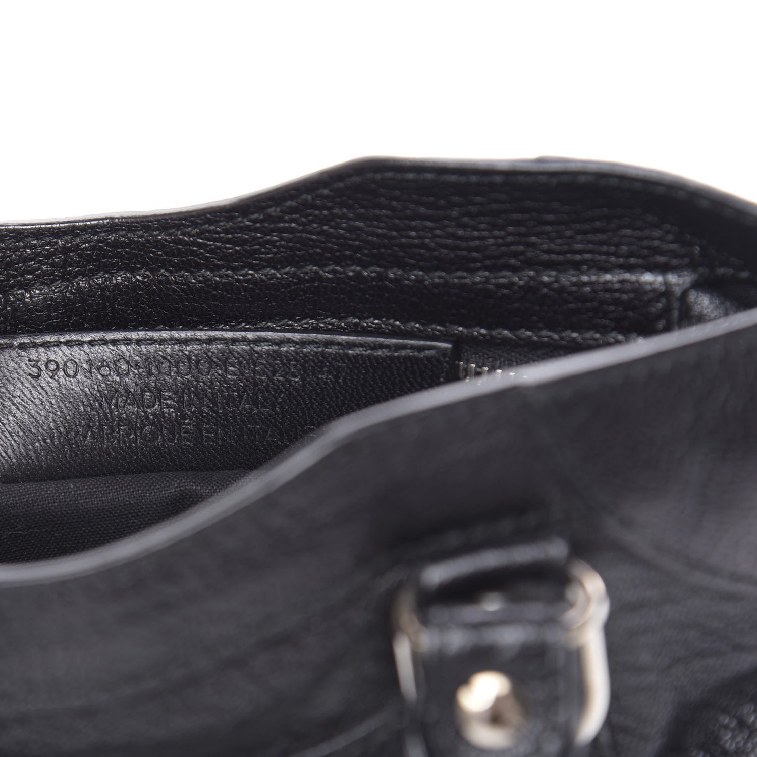 Balenciaga Chevre Silver Metallic Edge Hardware Mini City Black 7 of 10