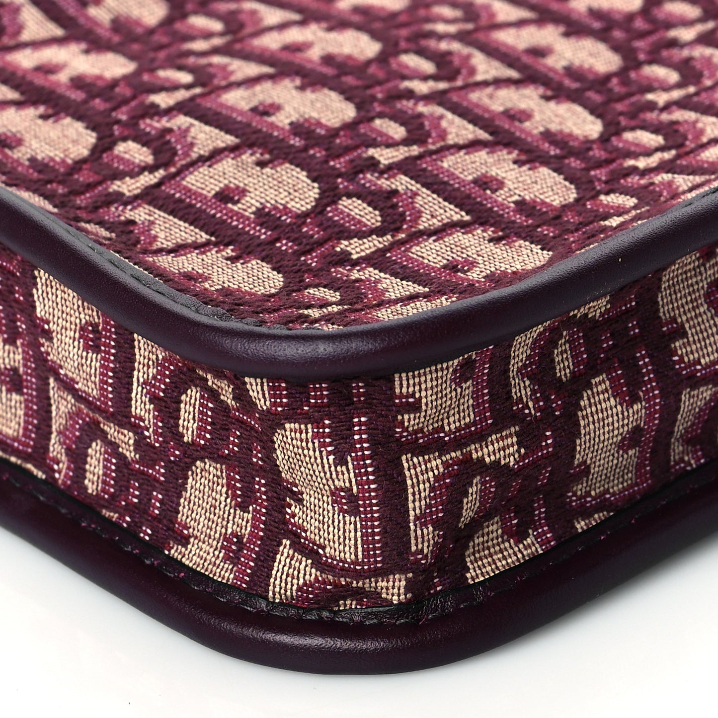 Oblique Diorquake Clutch Burgundy