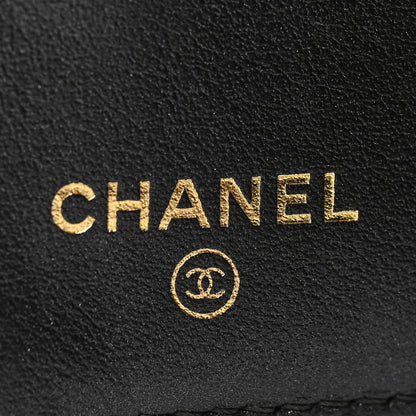 Chanel Iridescent Caviar Quilted Medium Flap Wallet Black 6 of 6