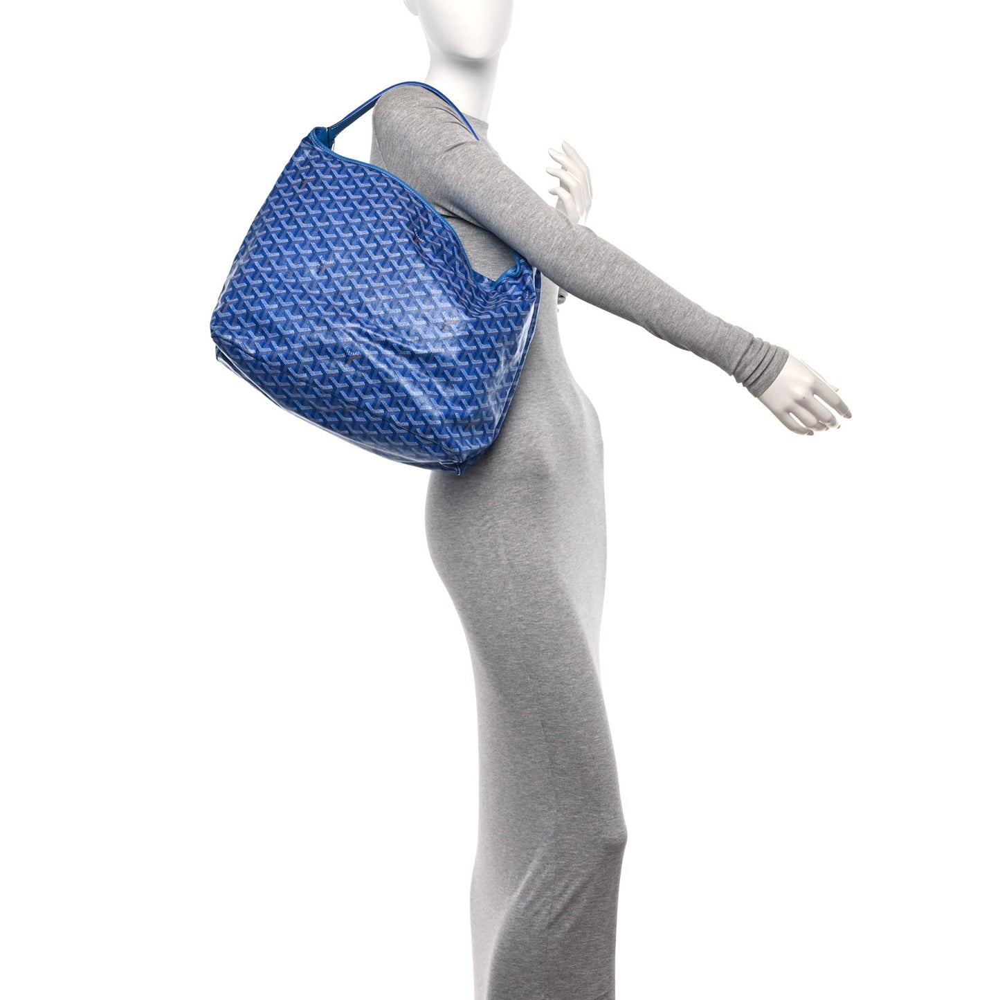 Goyardine Fidji Zip Hobo Sky Blue