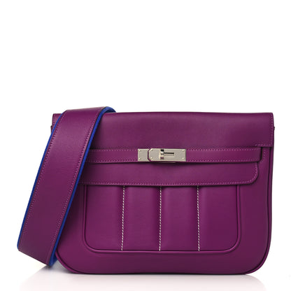 Hermes Swift Sac Berline 28 Anemone Bleu Electrique 1 of 9