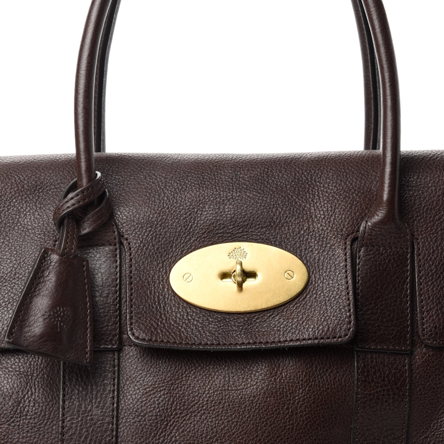 Mulberry Natural Vegetable Tanned Bayswater Chocolate 12 of 12