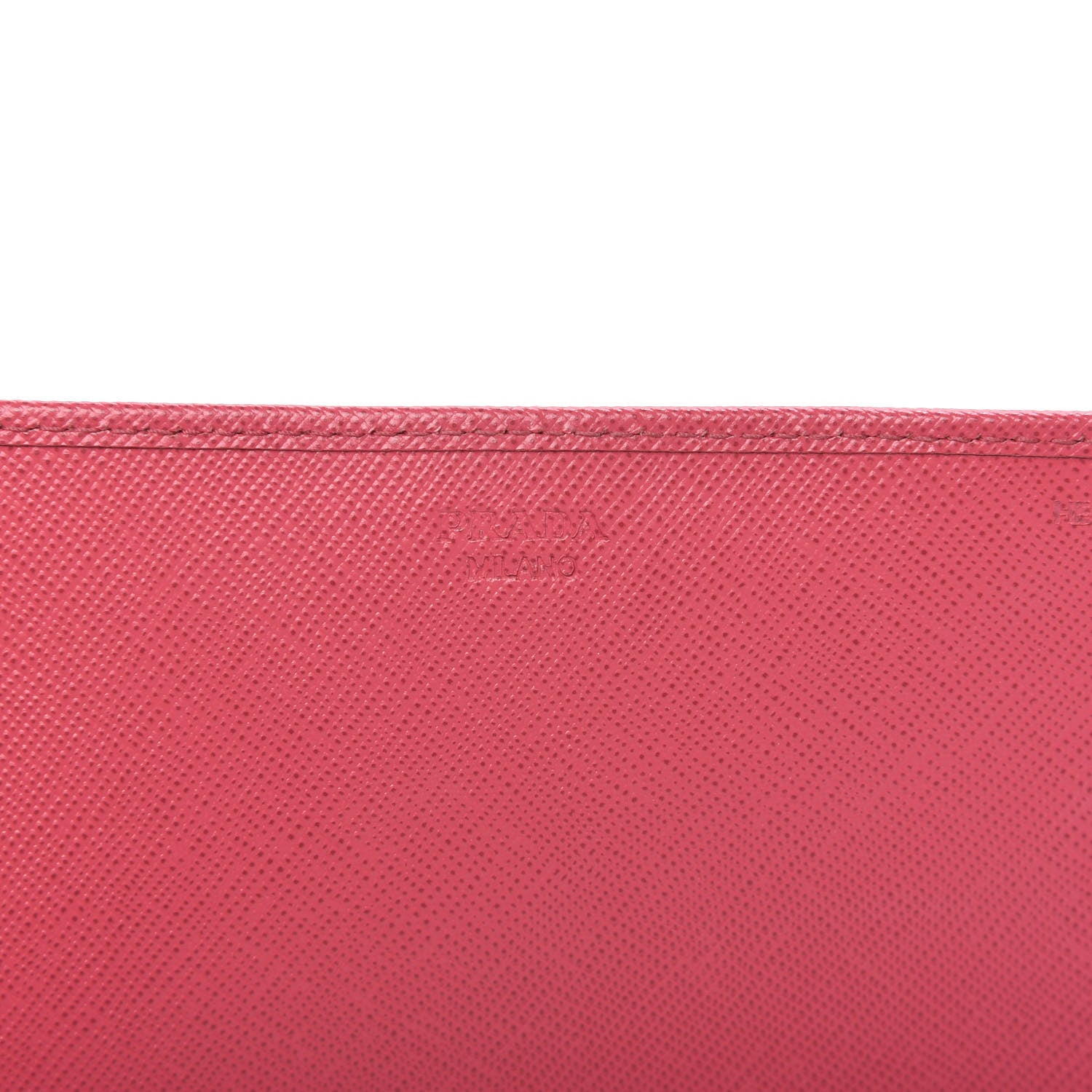 Prada Saffiano Fiocco Bow Flap Wallet Peonia 8 of 10
