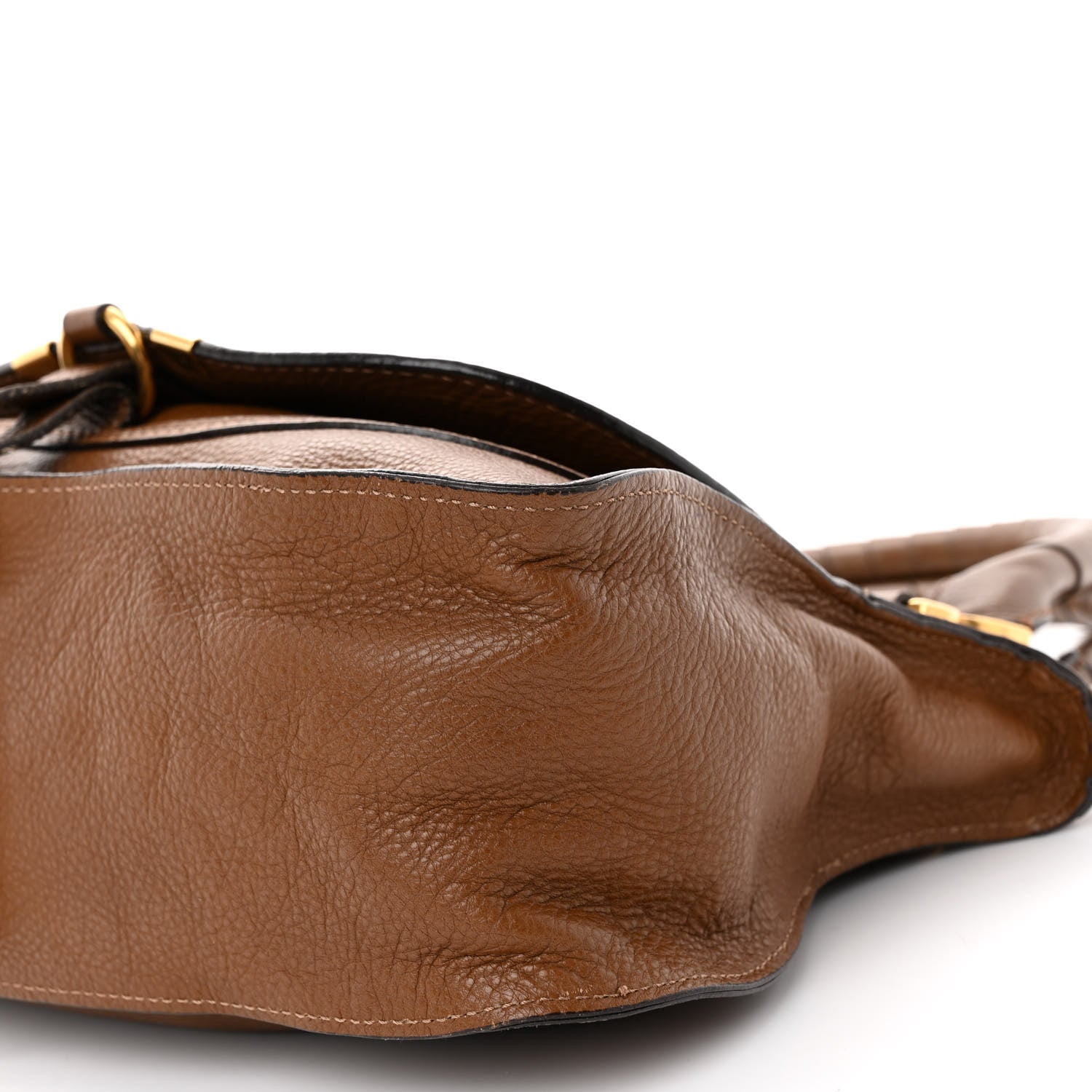 Chloe Calfskin Medium Marcie Satchel Tan 9 of 15