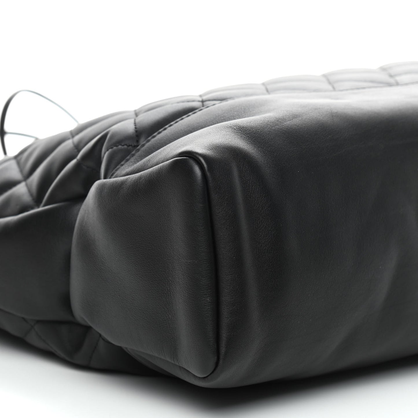 Lambskin Quilted Large 31 Shopping Bag Black