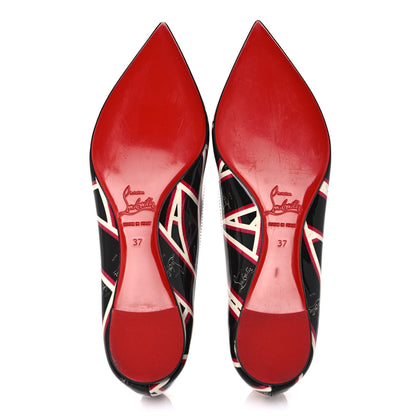 Christian Louboutin Patent Ribbon Ballalla Flats 37 Multicolor 5 of 7