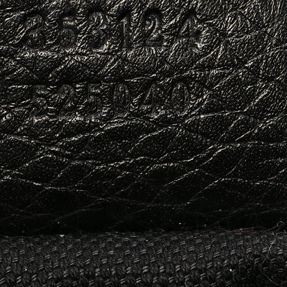 Gucci Calfskin Bamboo Medium Shopper Boston Black 7 of 11