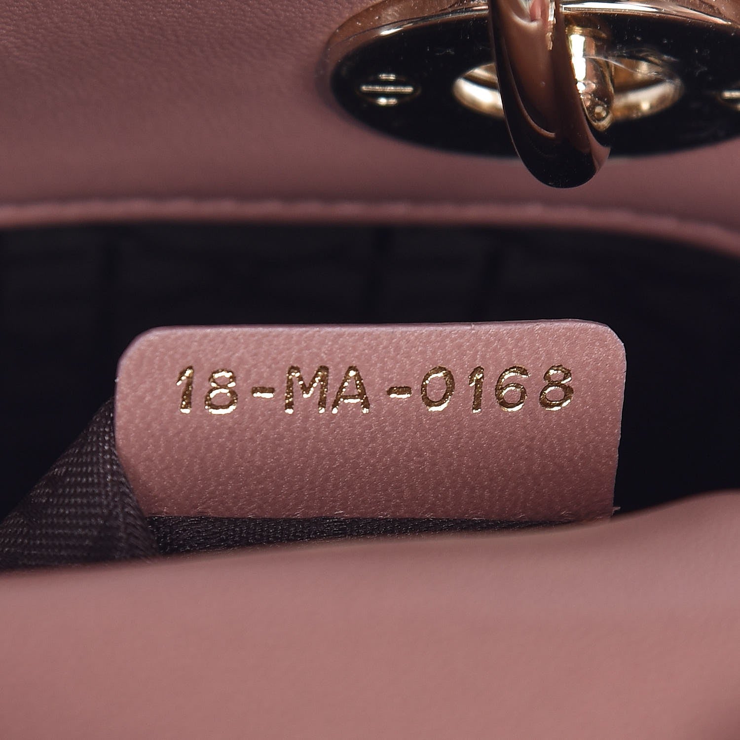 Christian Dior Lambskin Cannage Mini Lady Dior Blush 7 of 7