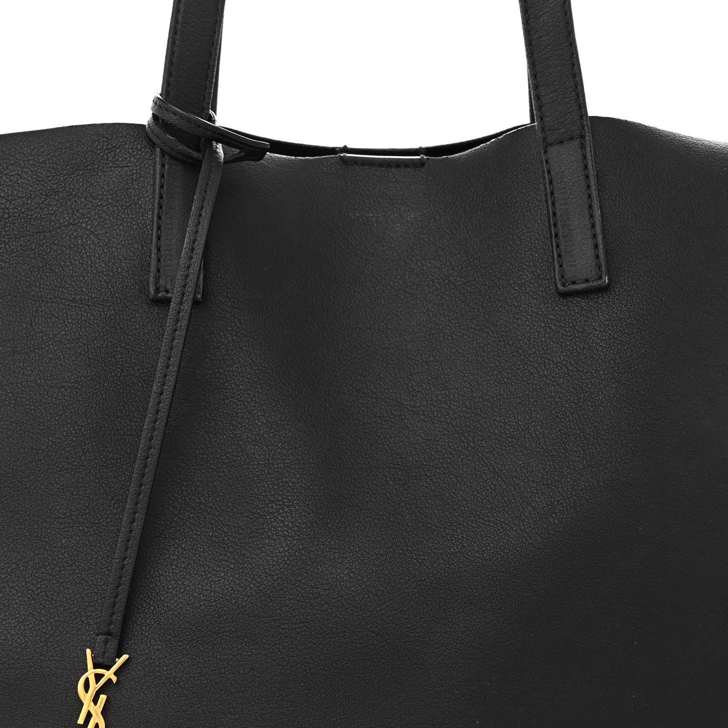 Calfskin Large Shopping Tote Black