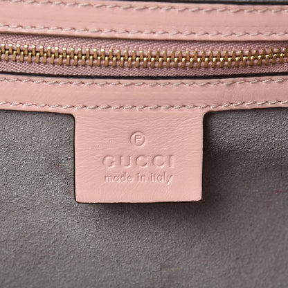 Gucci Nappa Bamboo Medium Nymphaea Top Handle Bag Perfect Pink 6 of 15