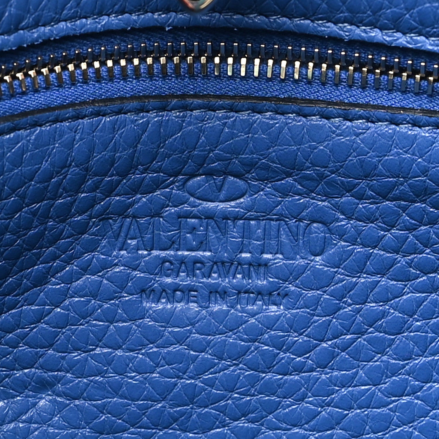 Valentino Garavani Pebbled Calfskin Mini Rockstud Flip-Lock Messenger Bag Baltique 6 of 9
