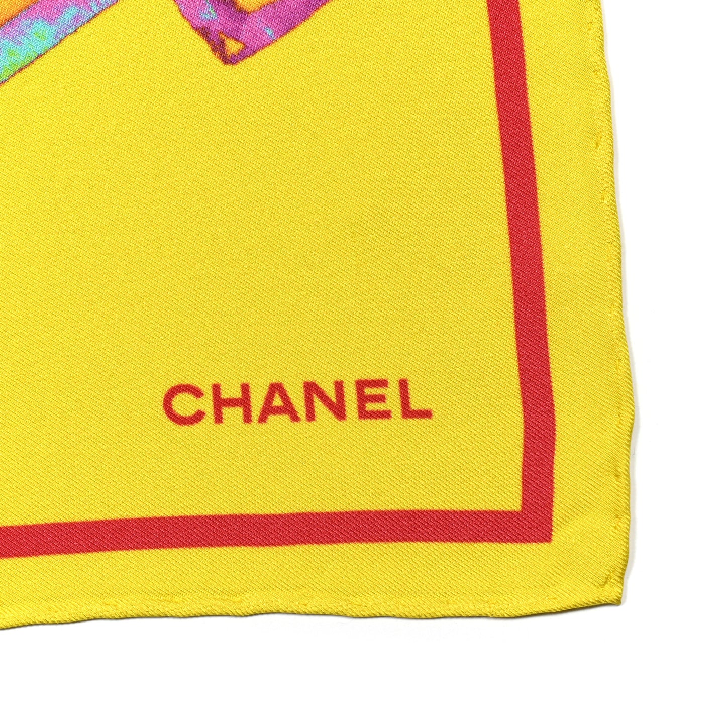 Silk X Ray Scarf Yellow