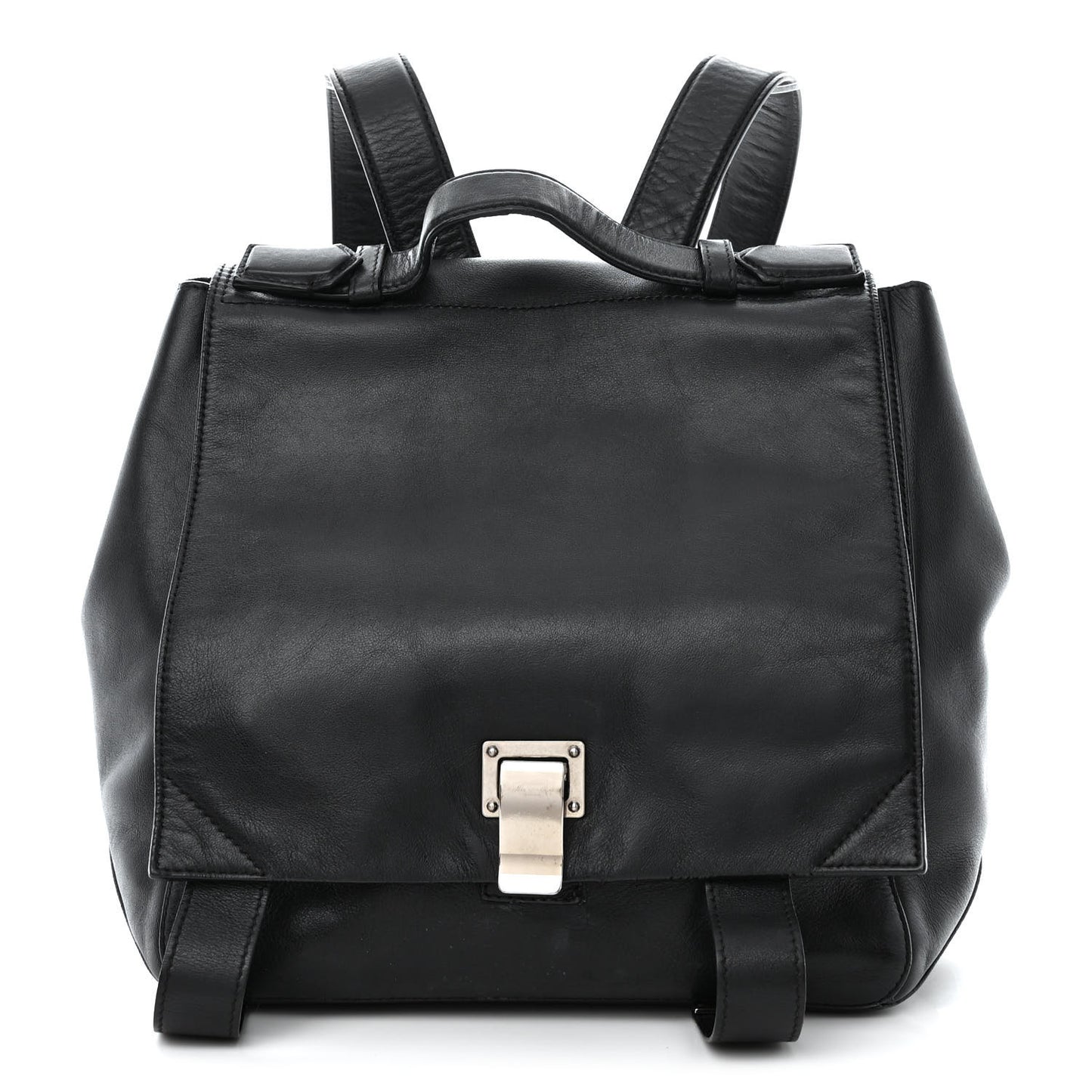 Calfskin PS Courier Backpack Black