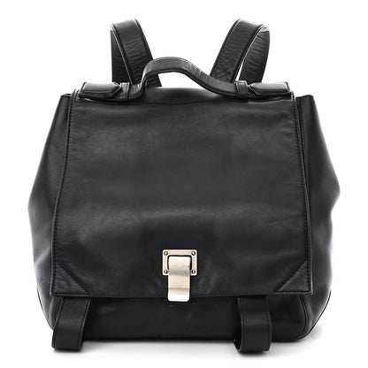 Proenza Schouler Calfskin PS Courier Backpack Black 1 of 17
