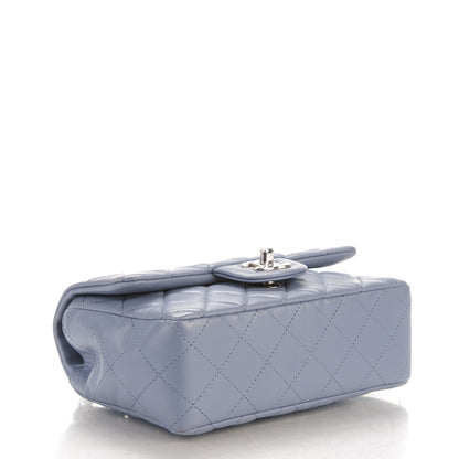 Chanel Lambskin Quilted Mini Rectangular Flap Purple 4 of 7