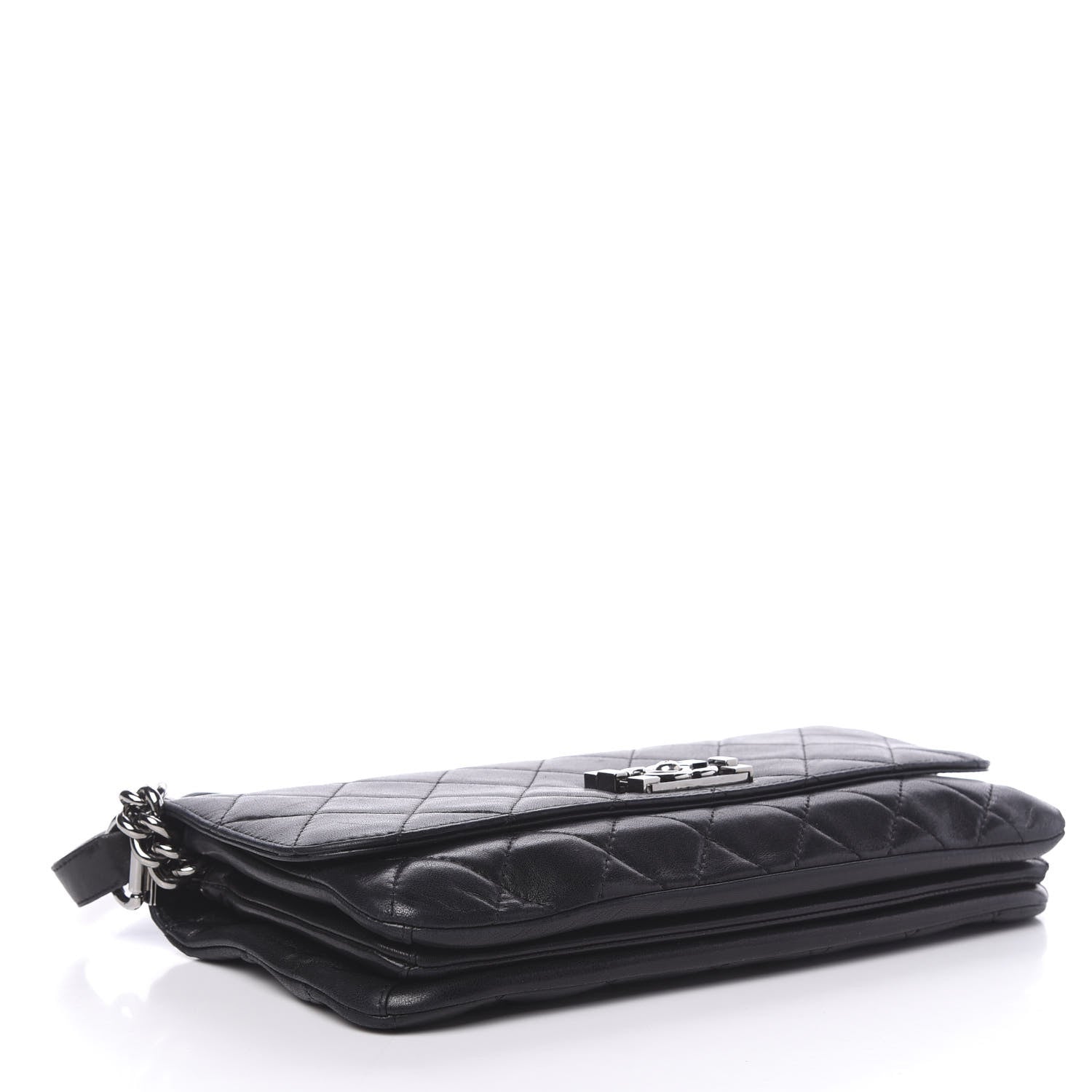 Chanel Lambskin Quilted Soft Boy Flap Black 4 of 14