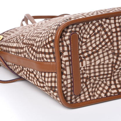 MCM Visetos Medium Liz Reversible Shopper Tote Cognac 14 of 16
