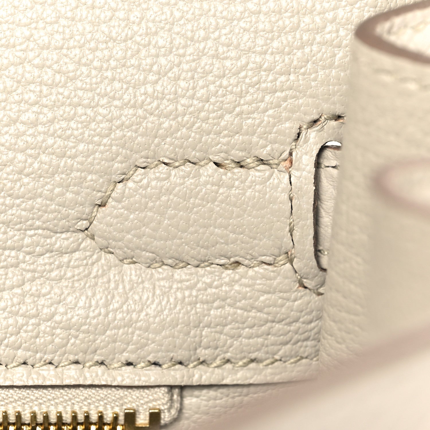 Hermes Togo Birkin 25 Craie 23 of 35