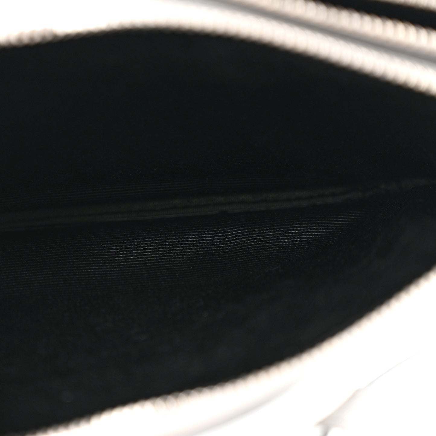 Metallic Lambskin Small Trio Crossbody Bag Silver