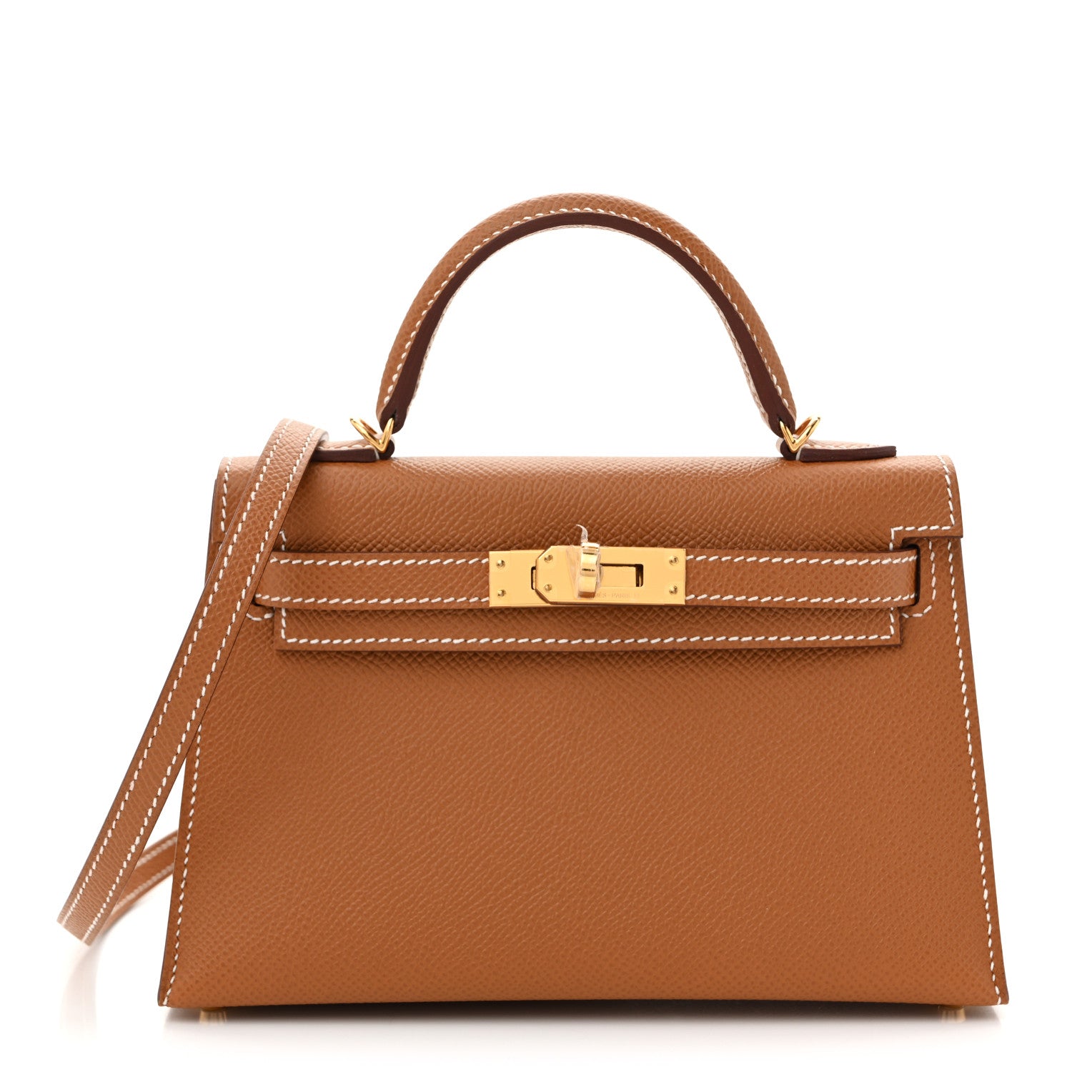 Hermes Epsom Mini Kelly Sellier 20 Gold 1 of 10