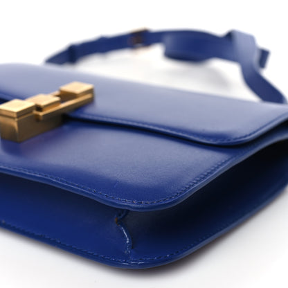 Saint Laurent Smooth Calfskin Carre Satchel Royal Blue 9 of 9
