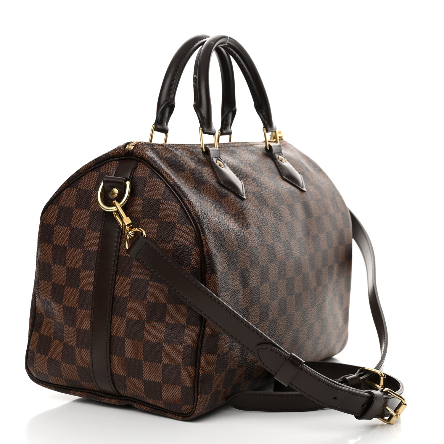 Louis Vuitton Damier Ebene Speedy Bandouliere 30 3 of 13