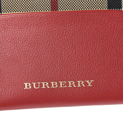Burberry Calfskin Horseferry Check Izzy Card Case Red 5 of 7