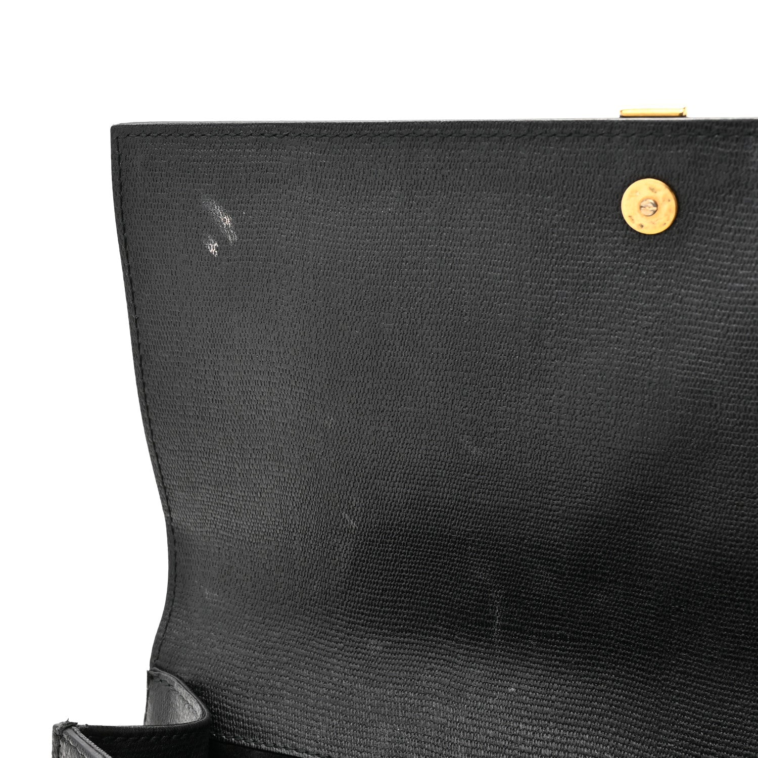 Saint Laurent Textured Calfskin Classic Y Ligne Clutch Black 7 of 11