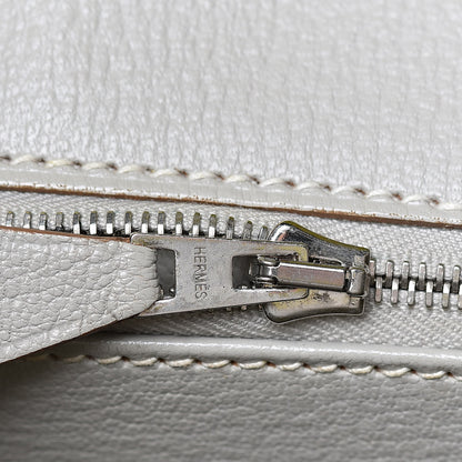 Hermes Epsom Candy Birkin 35 Lime Gris Perle 15 of 33