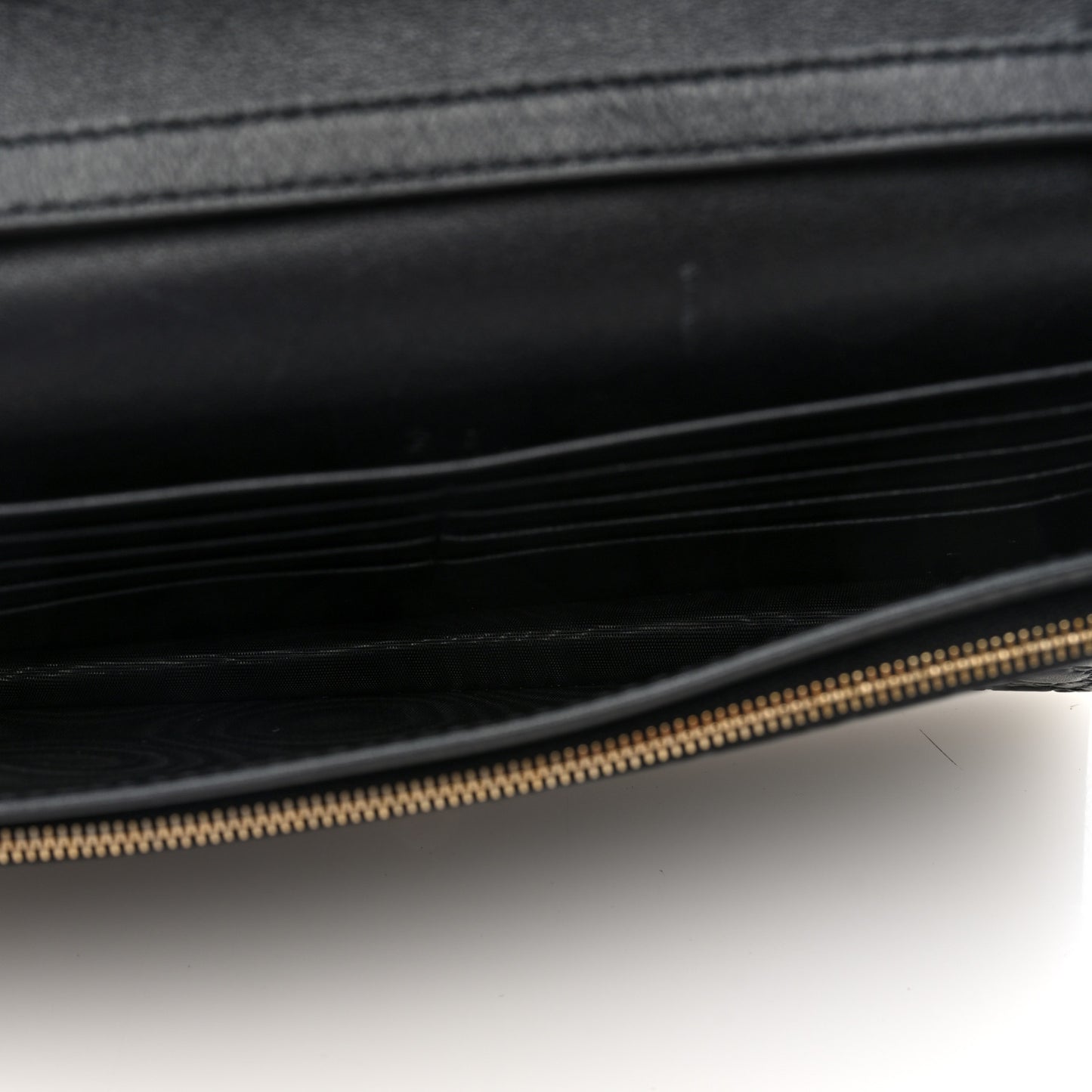 Microguccissima Crossbody Wallet Black
