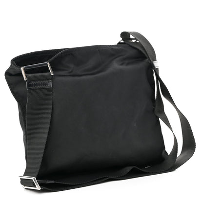 Prada Nylon Vela Flat Messenger Bag Black 3 of 10