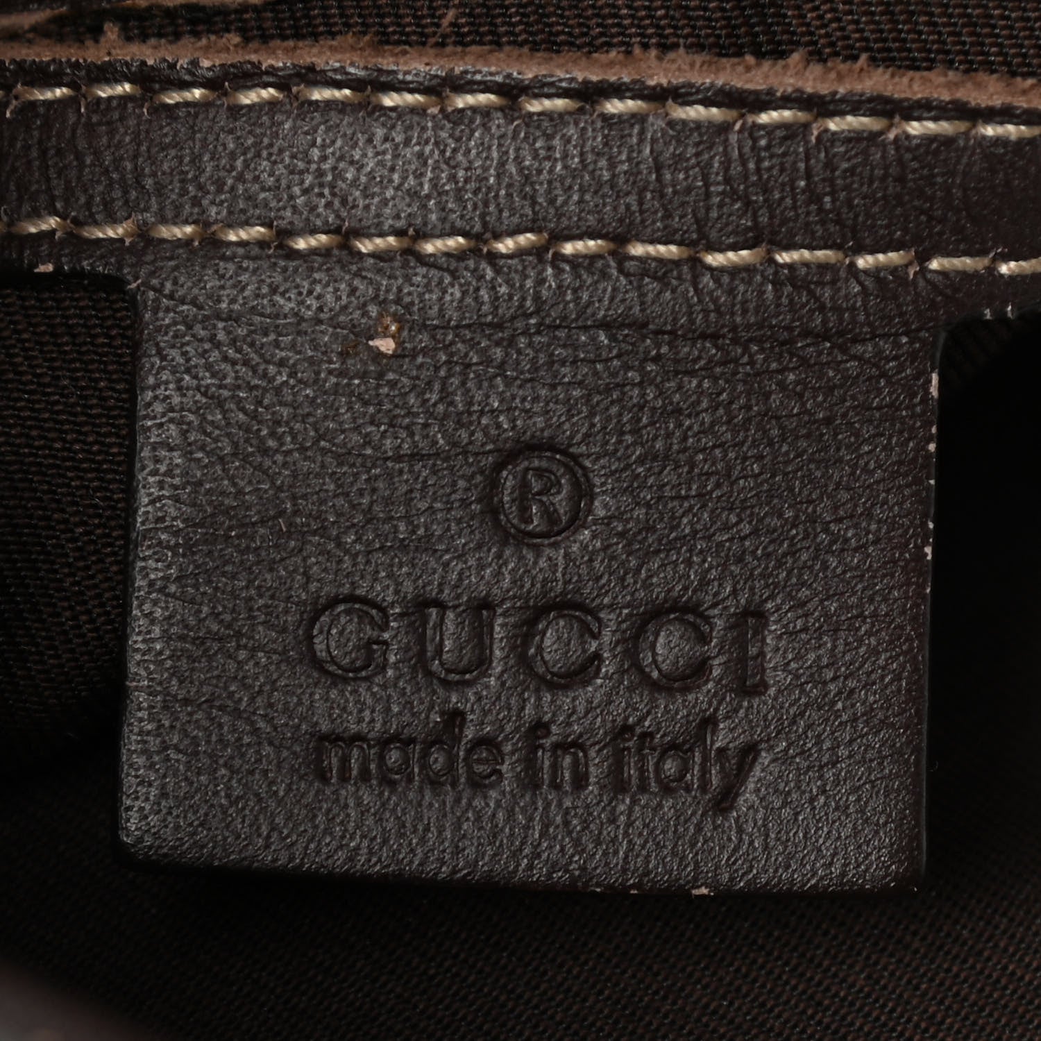 Gucci GG Plus Monogram Small Flap Messenger Bag Beige Dark Brown 6 of 10