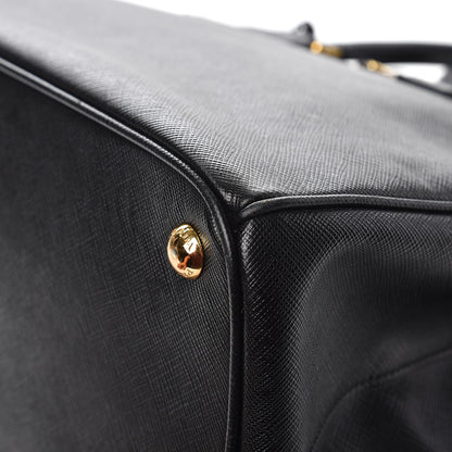 Prada Saffiano Medium Galleria Double Zip Tote Black 11 of 15