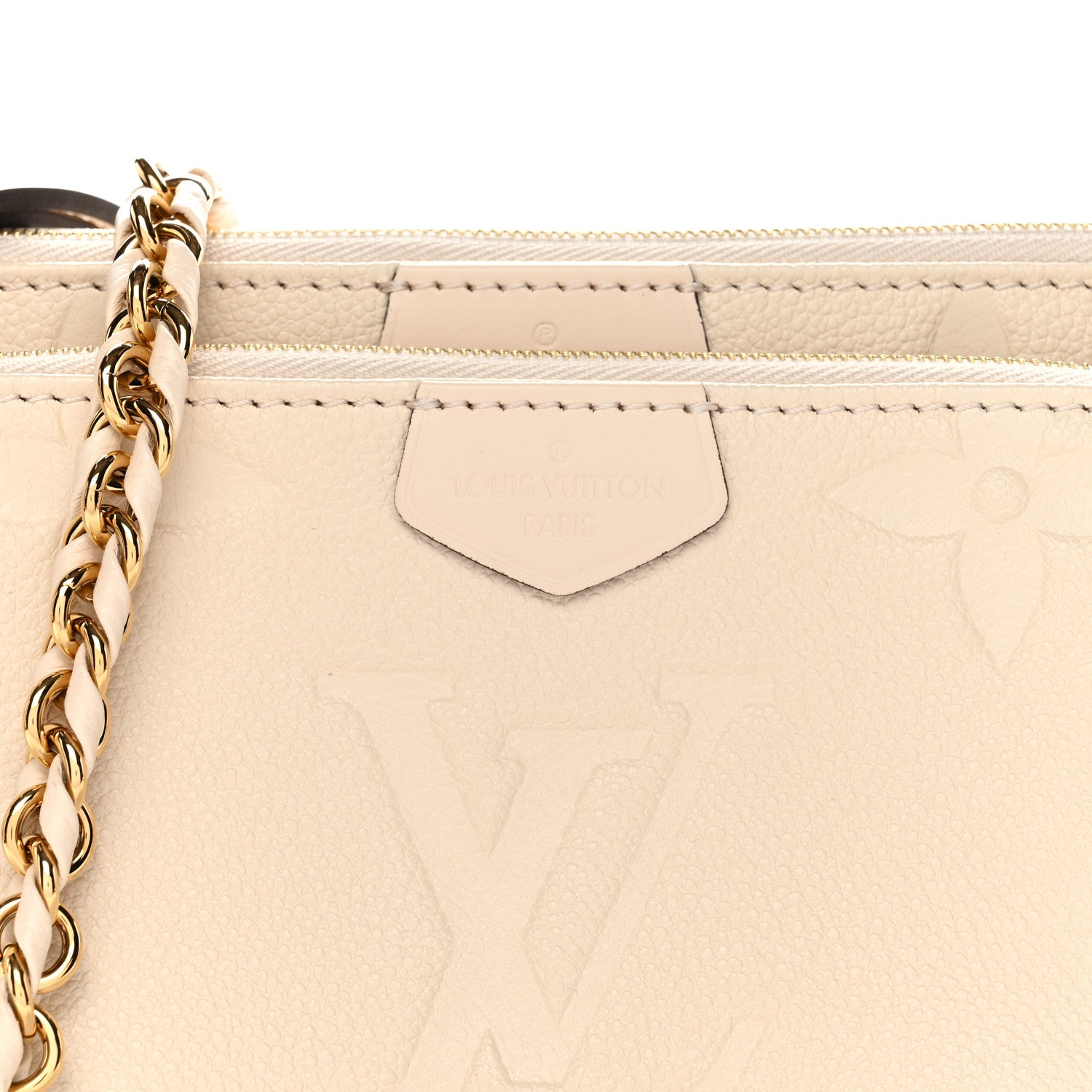 Louis Vuitton Empreinte Monogram Giant Multi Pochette Accessories Cream 8 of 11